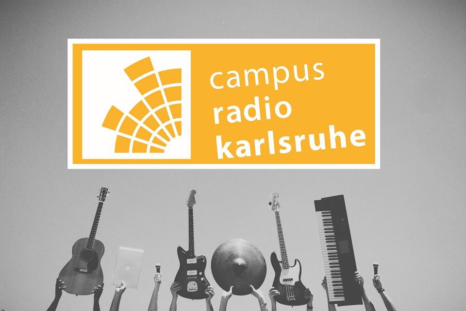 Instrumente und Campusradio-Logo