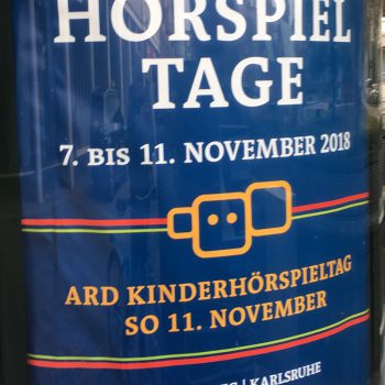 Plakat der Hörspieltage 2018