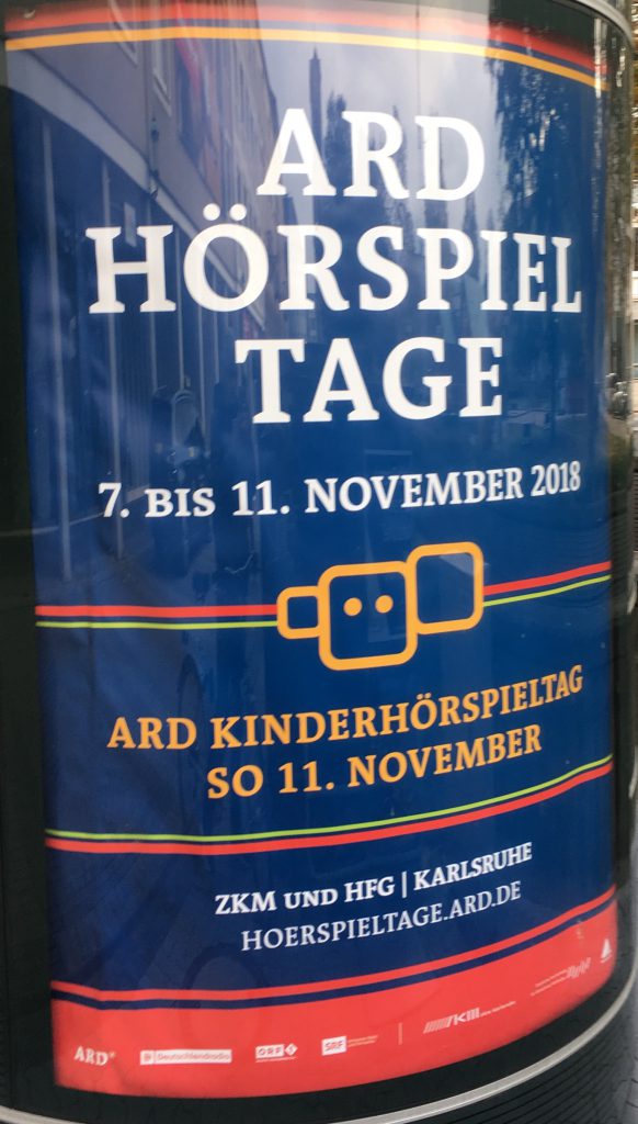 Plakat der Hörspieltage 2018