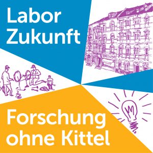 Logo Podcast "Labor Zukunft - Forschung ohne Kittel"