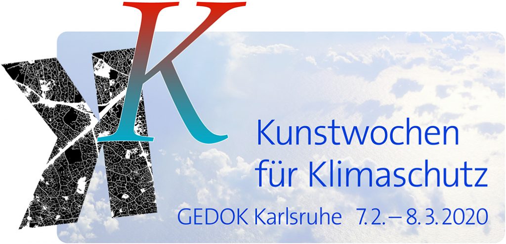 Banner der Kunstwochen für Klimaschutz