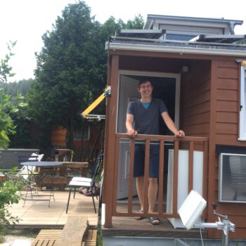 Stefan Fritz im tiny house