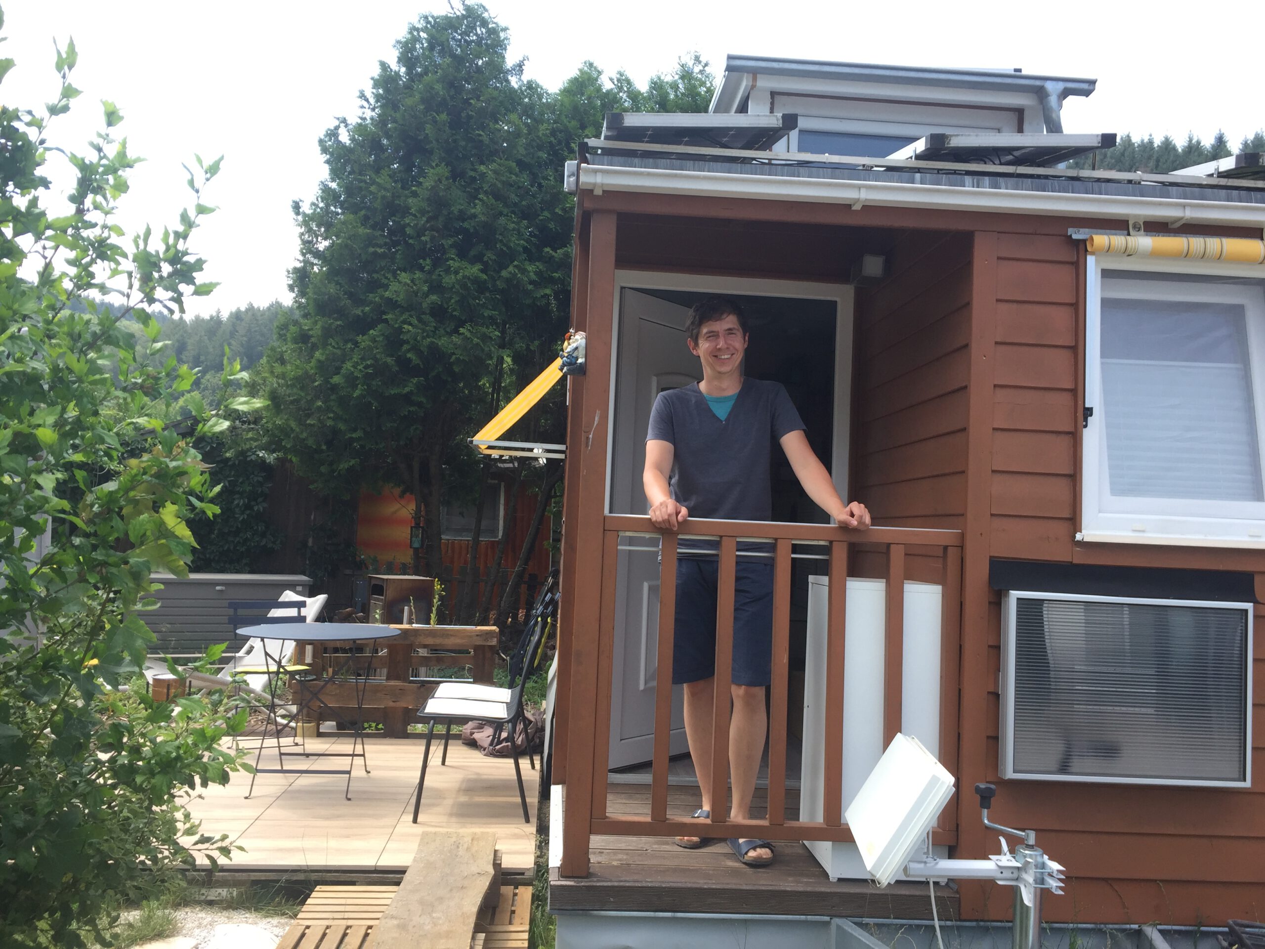 Stefan Fritz im tiny house