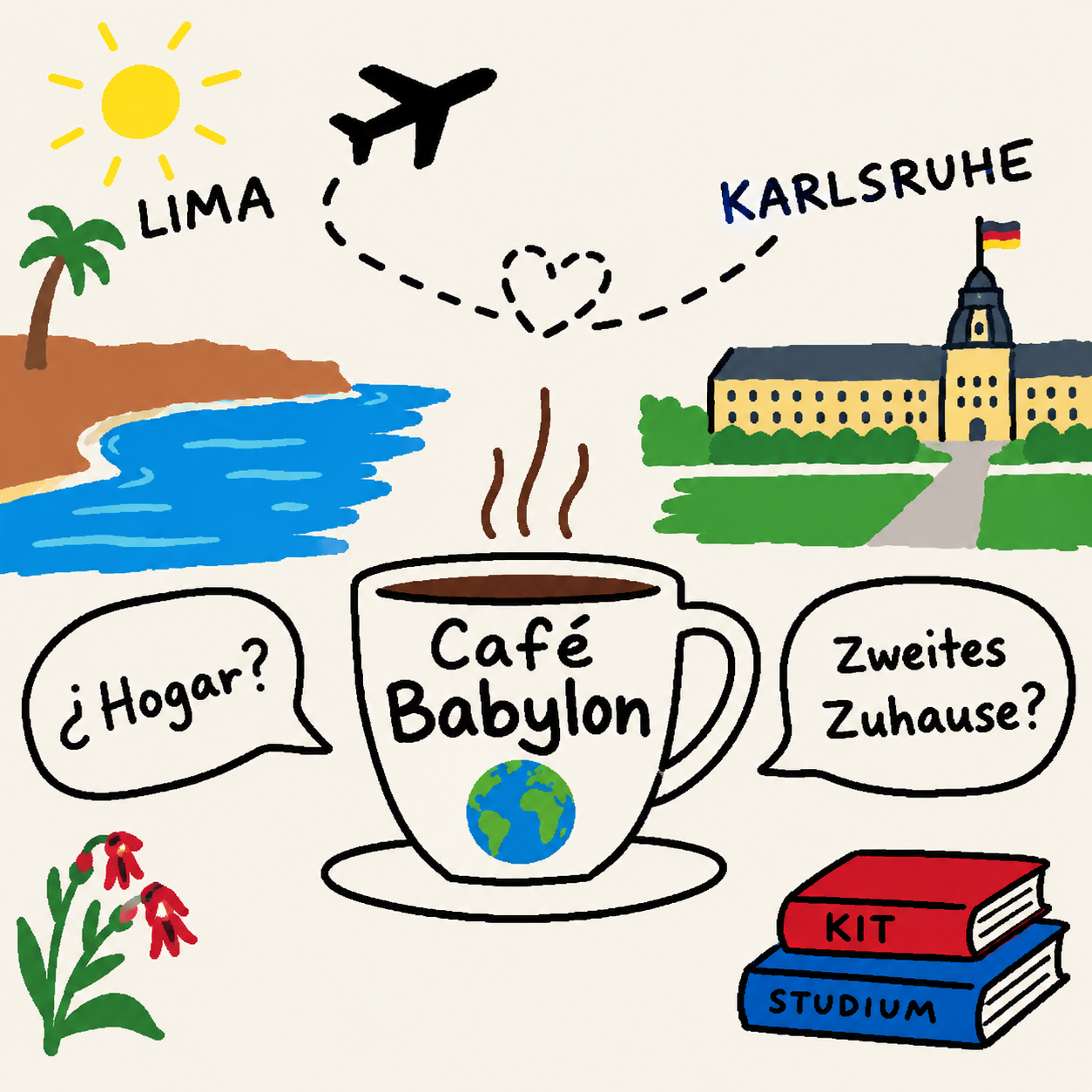 Café Babylon – Zwischen Lima und Karlsruhe – wie wird aus einem neuen Ort ein zweites Zuhause?